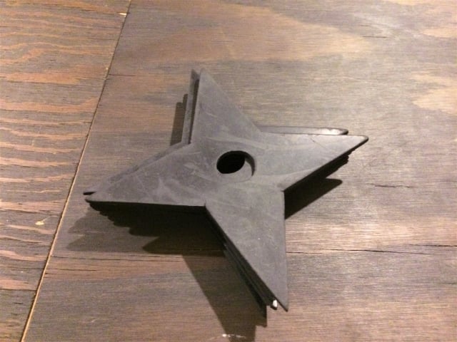 Shuriken - the iconic nine-pointed throwing stars