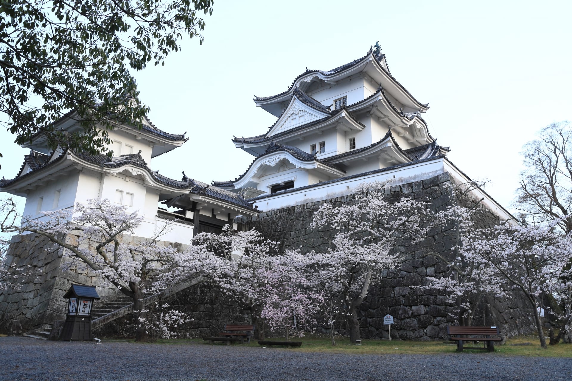 Iga Ueno Castle - White Phoenix Castle overlooking the authentic castle town