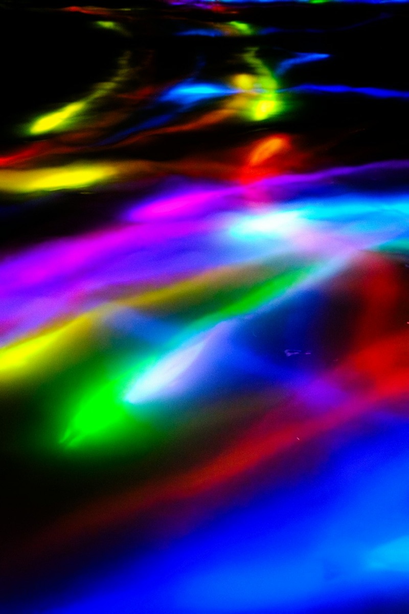 Colorful immersive light installations inside teamLab Planets, Tokyo